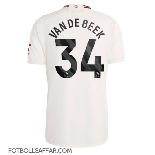 Manchester United Donny van de Beek #34 Tredjeställ 2023-24 Kortärmad